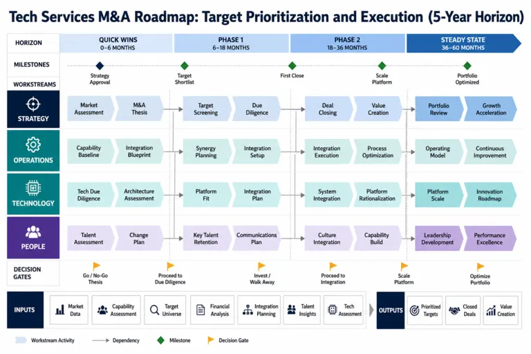 Strategic M&A Roadmap for Tech Services Firm Expansion