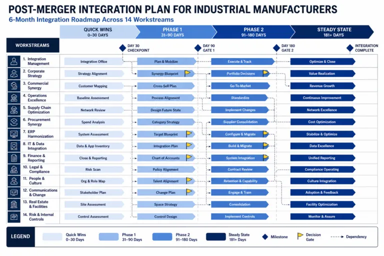 Post-Merger Integration for Industrial Manufacturers