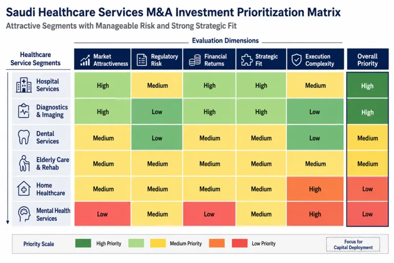 M&A Investment Strategy for a Healthcare Services Investor
