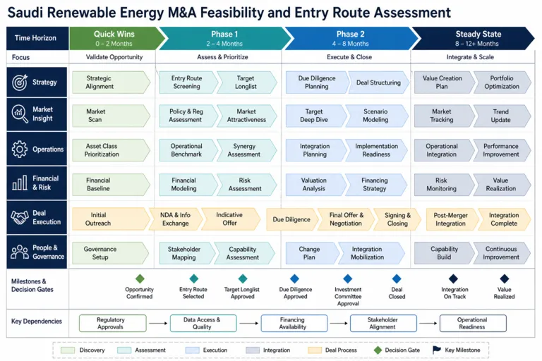 Feasibility Study and Assessment in M&A for the Renewable Energy Sector