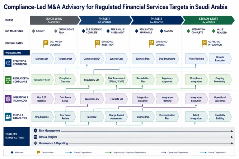 M&A Compliance Advisory for a Financial Services Group